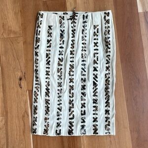 YSL 2002 Vintage Tom Ford for Yves Saint Laurent Safari Skirt 40 - 8